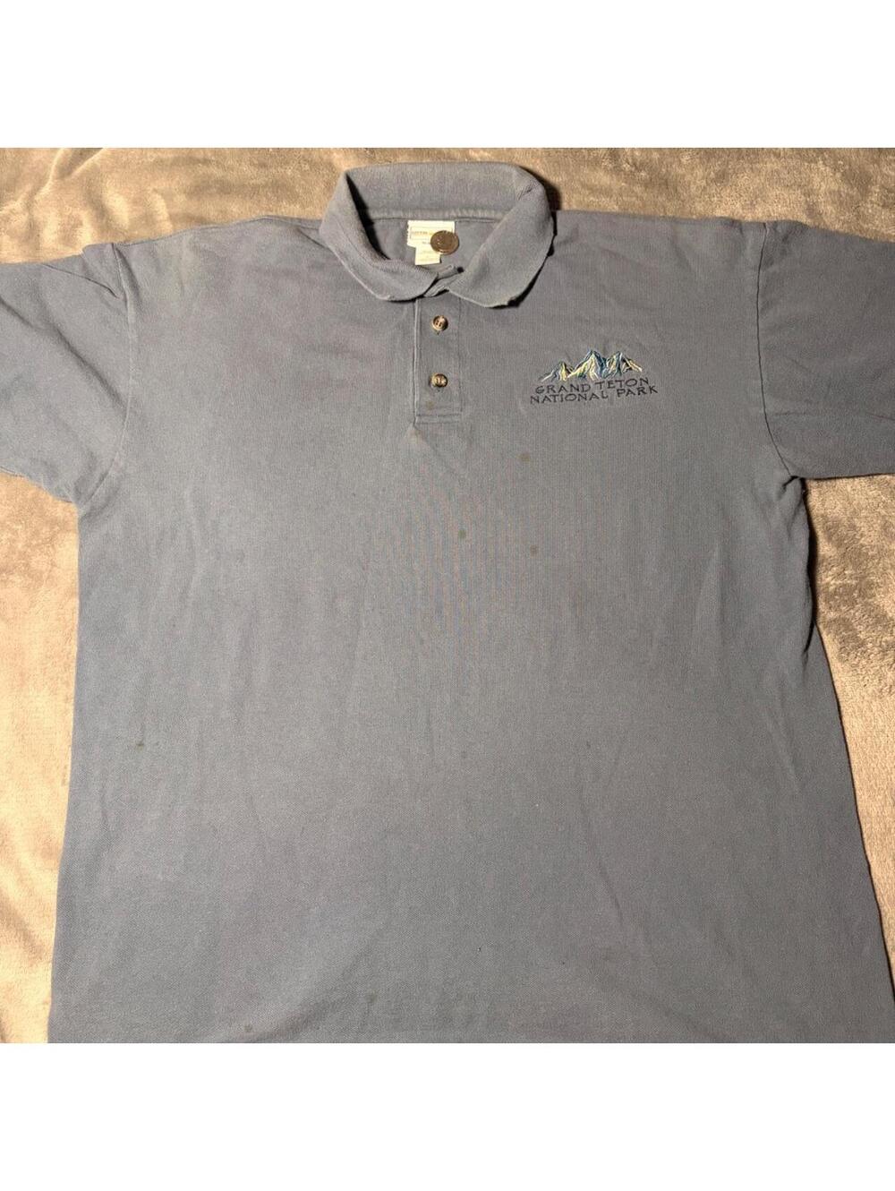 Grand Teton National Park Polo Shirt - L - 0268